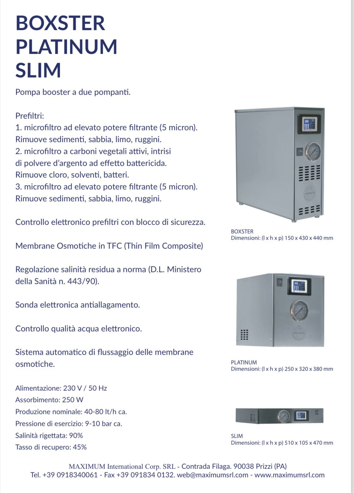 Impianti di osmosi all'avanguardia
